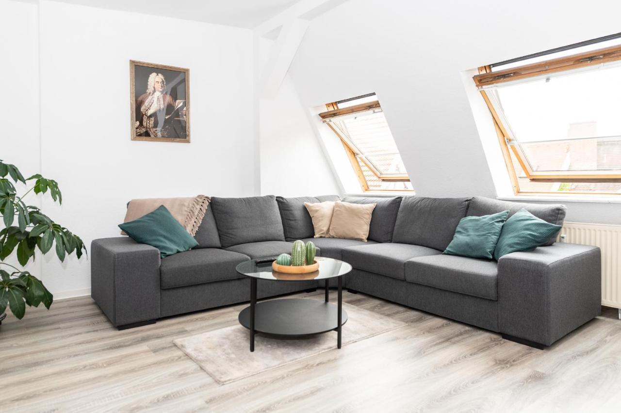 Ko-Living - Haendel Suite - Altstadt Mit Kueche, Smart Tv & Dachterrasse Halle  Exteriör bild